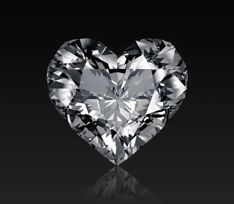Circón suizo 6mm/ forma de corazón