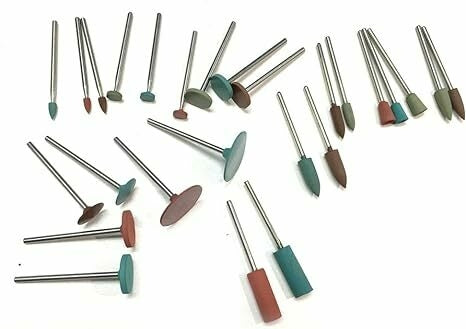 Kit de 26 gomas de pulimento