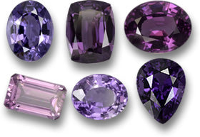 Circón suizo morado/ varios diámetros