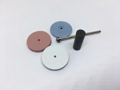 Kit para pulir 5pcs/REF2-3 discos, 1 trompo y portadiscos